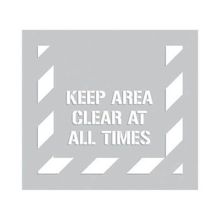 Accuform Floor Marking Stencil PMS300